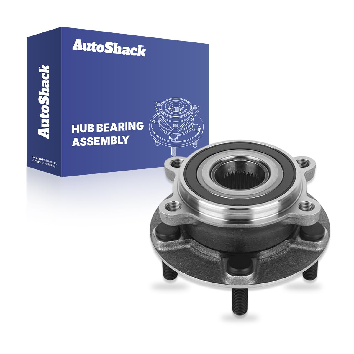 AutoShack Front Wheel Hub Bearing Assembly - Driver or Passenger